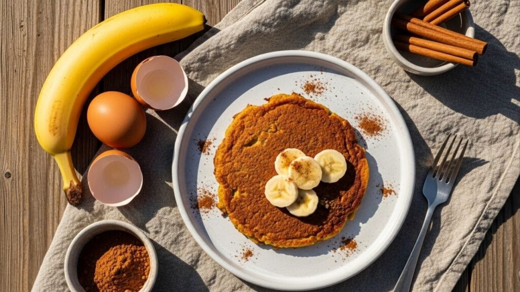 Panqueca sem farinha pronta em 2 minutos com apenas 2 ingredientes