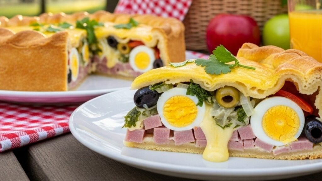 Torta portuguesa recheada surpreende e fica até melhor que a pizza