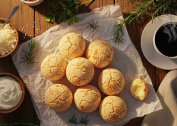 Esqueça o pão francês e faça este pão de queijo de 2 ingredientes pronto em 10 minutos