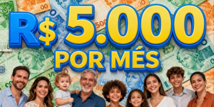 Famílias com filhos pequenos podem receber até R$ 5.000 por mês