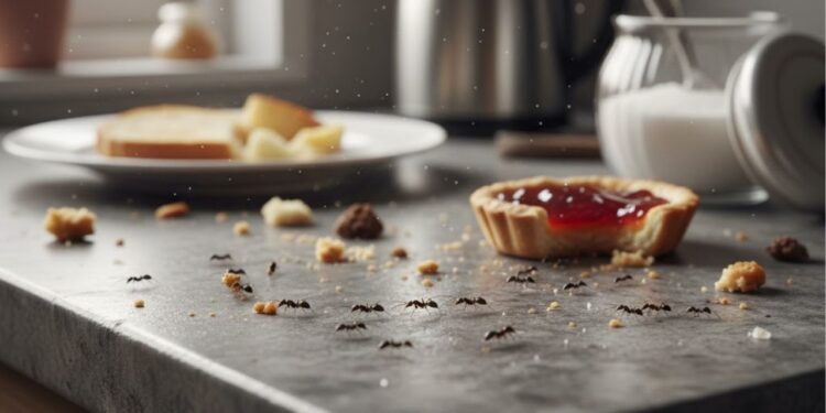 Este erro comum atrai formigas para a cozinha