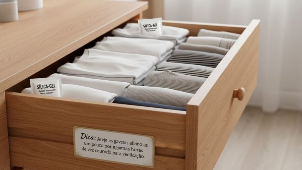 Receita caseira para evitar mofo em gavetas e armários