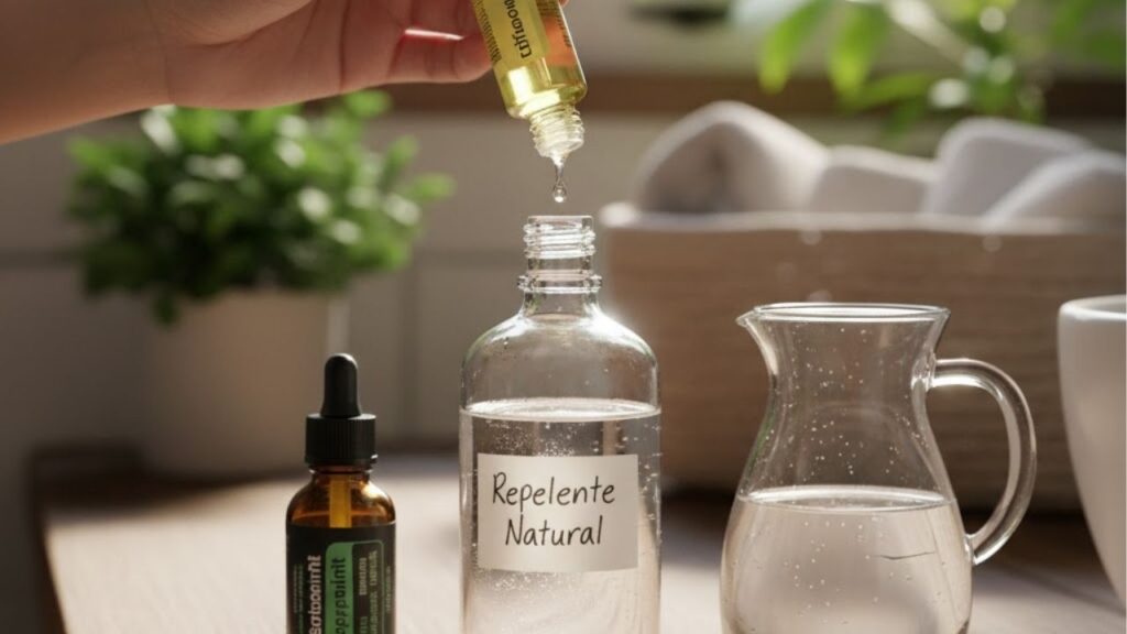Prepare este spray caseiro para perfumar e afastar os insetos do banheiro