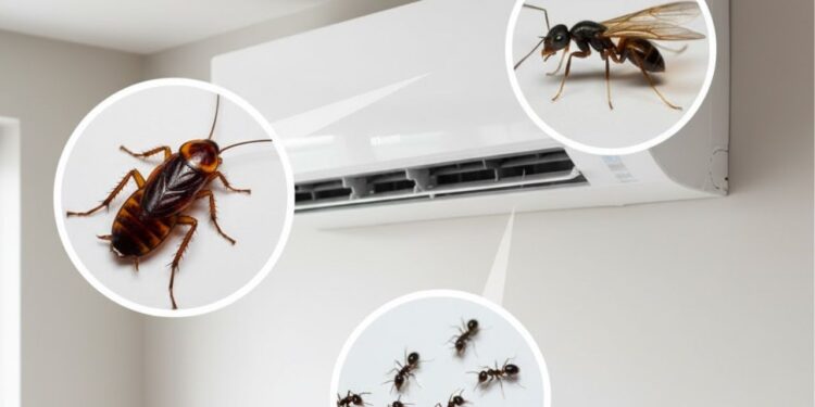 Este detalhe no ar-condicionado pode ser um convite para as pragas