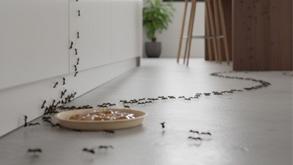 Como eliminar formigas da cozinha sem usar veneno