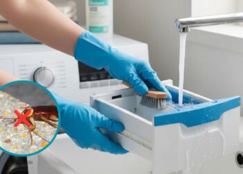 Como limpar o dispenser da máquina de lavar e afastar pragas