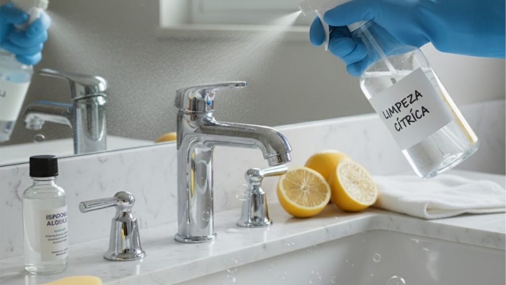 Nem sabão, nem vinagre: esta mistura limpa o banheiro em segundos