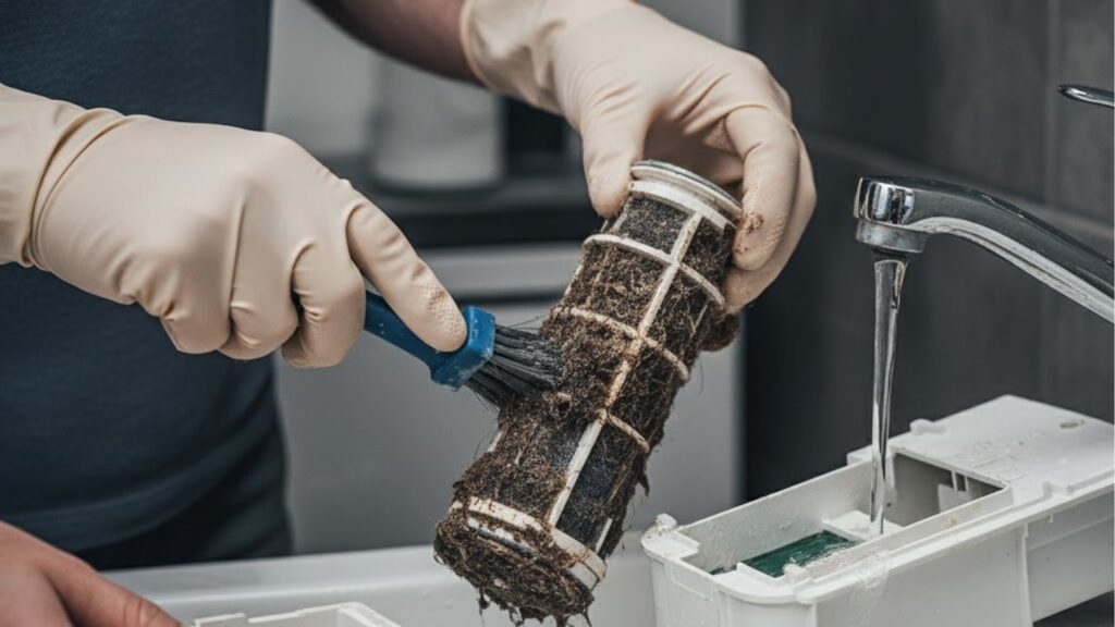 Acabe de vez com o cheiro ruim e os insetos na lavadora