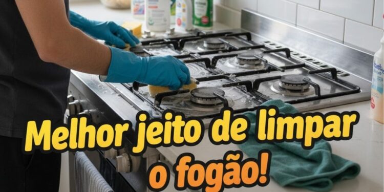Nem bombril, nem faca: o melhor jeito de limpar o fogão sem arranhar