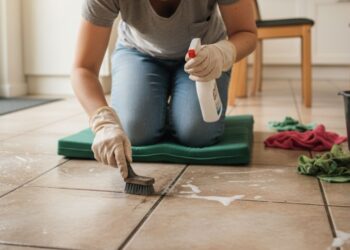 O segredo do rejunte branquinho pode estar na sua despensa agora mesmo