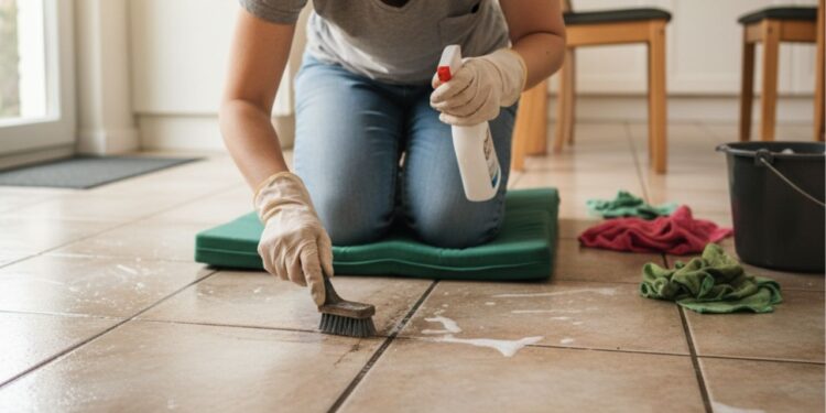 O segredo do rejunte branquinho pode estar na sua despensa agora mesmo