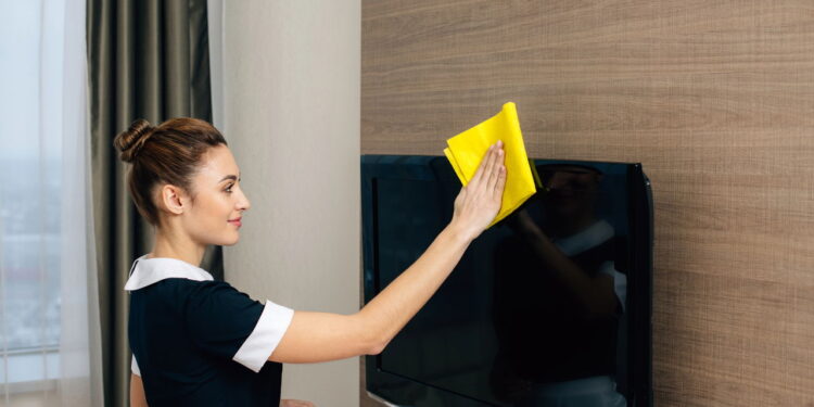 Truque simples para limpar a tela da TV e a deixar como nova sem danificar