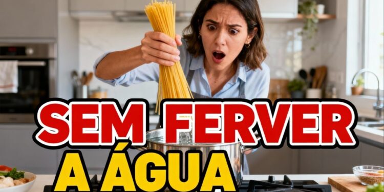 Como cozinhar macarrão sem ferver água usando um método surpreendente