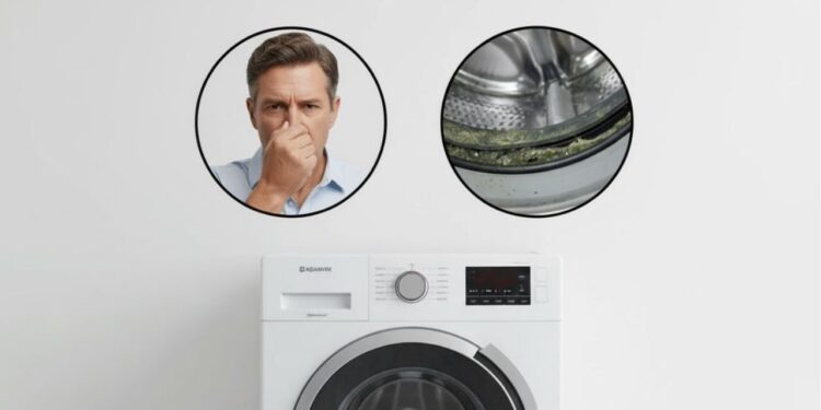 Acabe de vez com o cheiro ruim e os insetos na lavadora