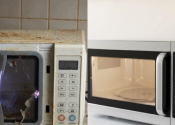 Este item do micro-ondas precisa de limpeza para evitar problemas