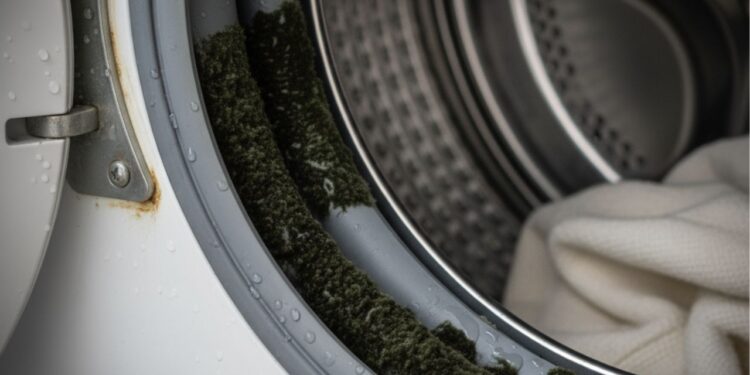 Acabe com o mofo na borracha da máquina de lavar sem produtos químicos