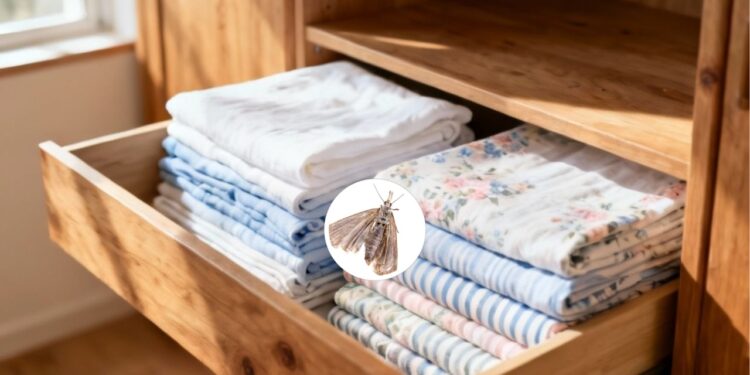 Como eliminar traças nas gavetas de lençóis com um truque natural, rápido e eficaz