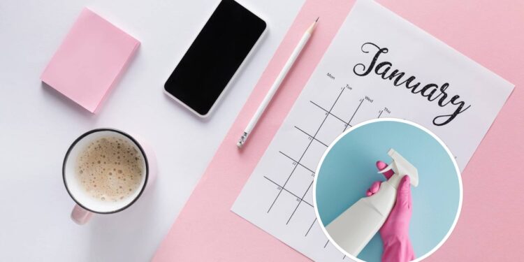 Cronograma de limpeza doméstica eficiente