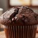 Muffin de chocolate sem glúten no micro-ondas: pronto em minutos e cheio de sabor