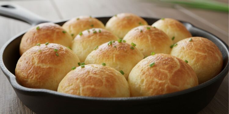 O pão de queijo de frigideira mais rápido e cremoso que você vai provar