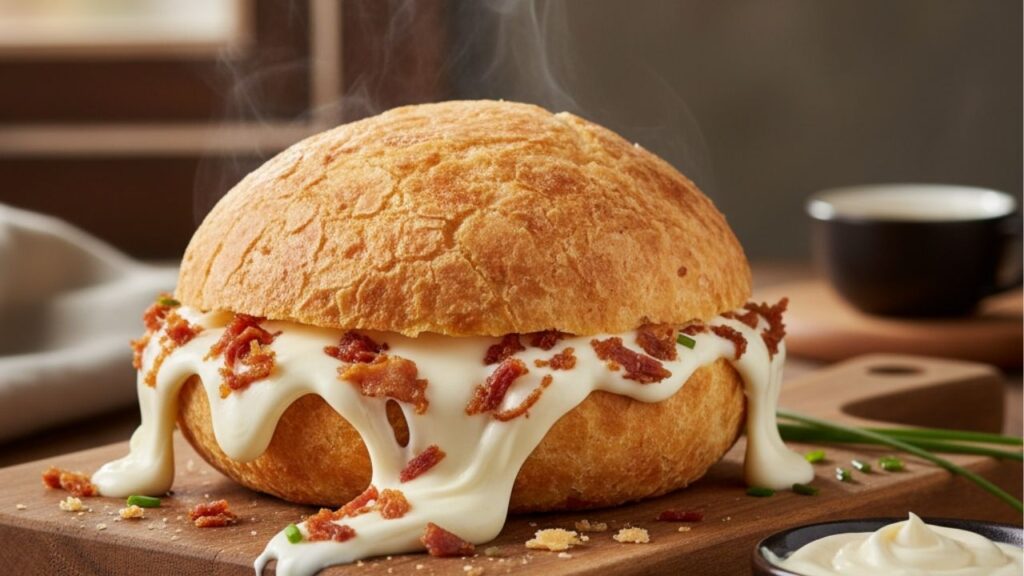 Pão de queijo recheado no micro-ondas salva qualquer lanche