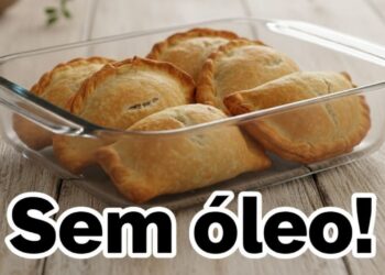 Pastel sem óleo, crocante e pronto em apenas 6 minutos