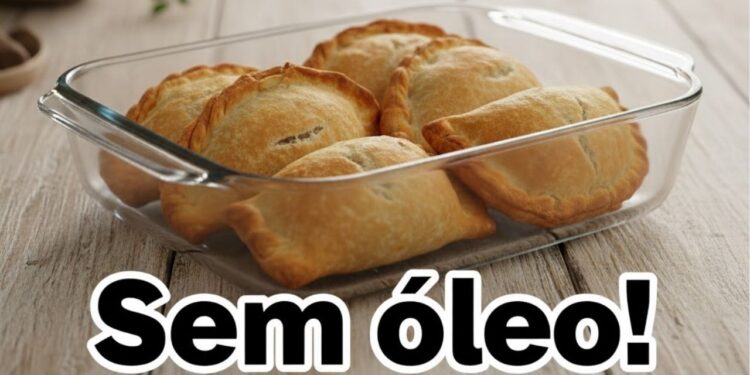 Pastel sem óleo, crocante e pronto em apenas 6 minutos