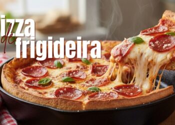 Pizza rápida na frigideira bem prática e saborosa