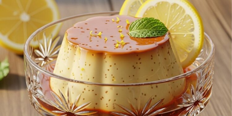 Pudim de limão sem farinha e sem forno: sobremesa prática e refrescante