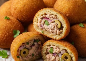 Rolinhos recheados com atum: um jantar fácil, sem farinha e sem forno