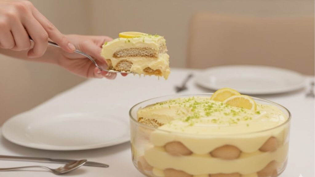 Sobremesa de limão com bolacha sem glúten e sem forno: leve, prática e irresistível