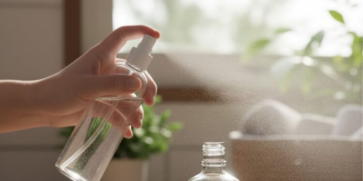 Prepare este spray caseiro para perfumar e afastar os insetos do banheiro
