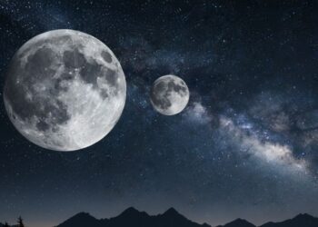 Fenômeno raro fará a Terra ter duas luas de noite por décadas