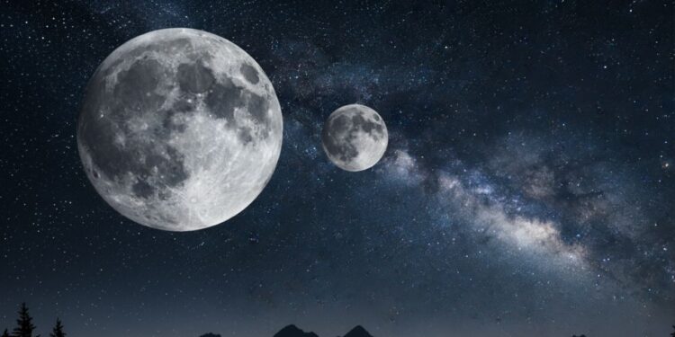 Fenômeno raro fará a Terra ter duas luas de noite por décadas