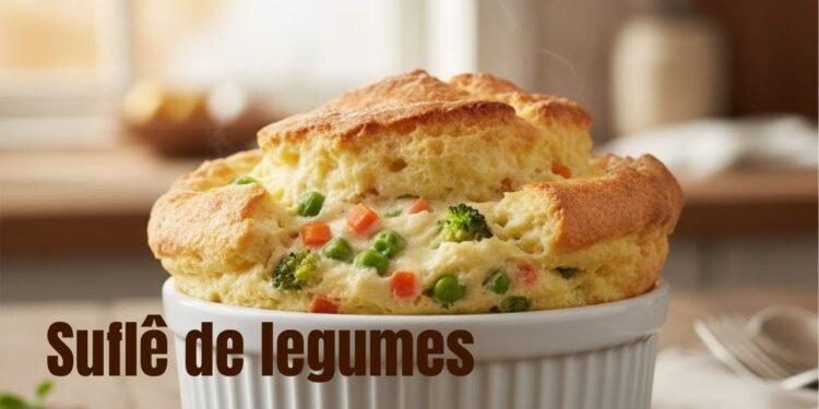 Suflê de legumes rápido, nutritivo e pronto em 10 minutos