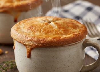 Torta de frango de caneca no micro-ondas: prática e deliciosa para o dia a dia