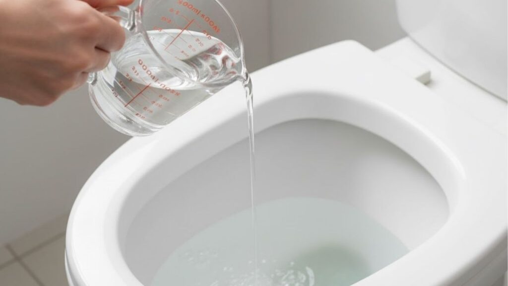 Truque simples com vinagre elimina o cheiro e afasta insetos do banheiro