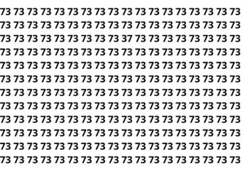 Somente 2 em cada 10 pessoas encontram o número escondido em 6 segundos