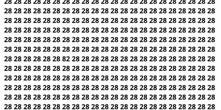 Só os mais atentos conseguem perceber o número oculto em até 5 segundos