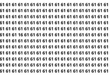 Somente 20% da população brasileira encontra o número oculto em menos de 5 segundos