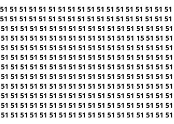 Poucos conseguem identificar o número escondido neste desafio em apenas 7 segundos