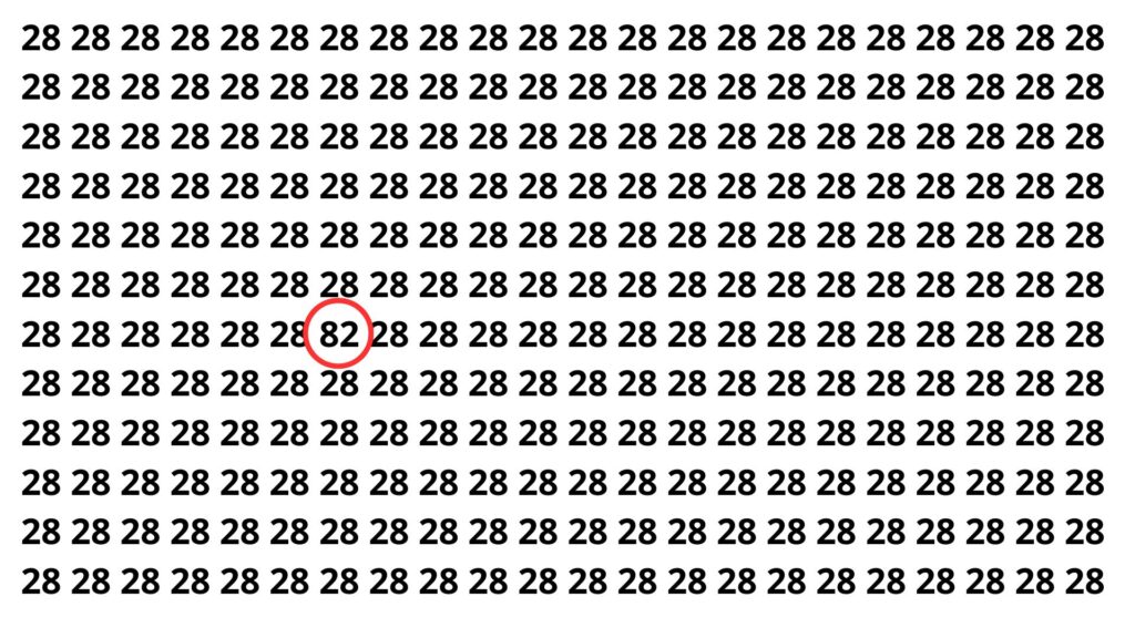 Só os mais atentos conseguem perceber o número oculto em até 5 segundos