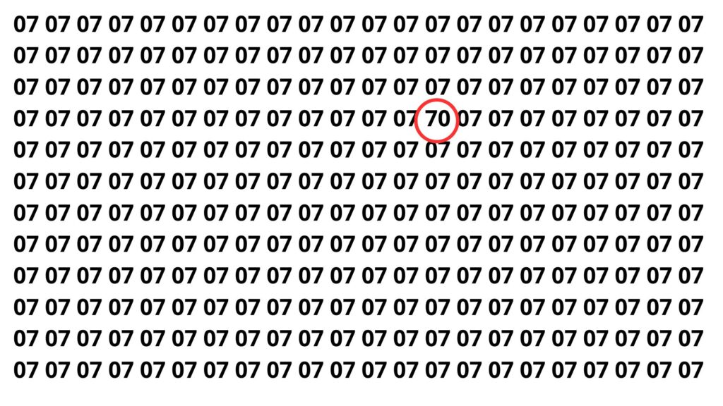 Encontre o número escondido em 9 segundos e faça parte dos 20% de pessoas que conseguiram encontrá-lo