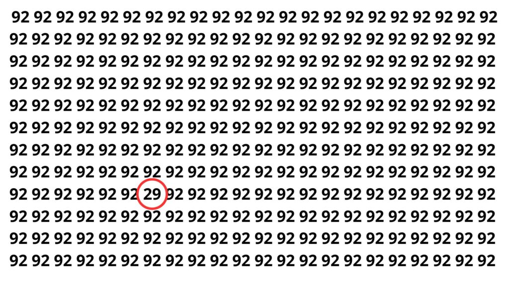 Somente os mais rápidos encontram o número oculto em 5 segundos