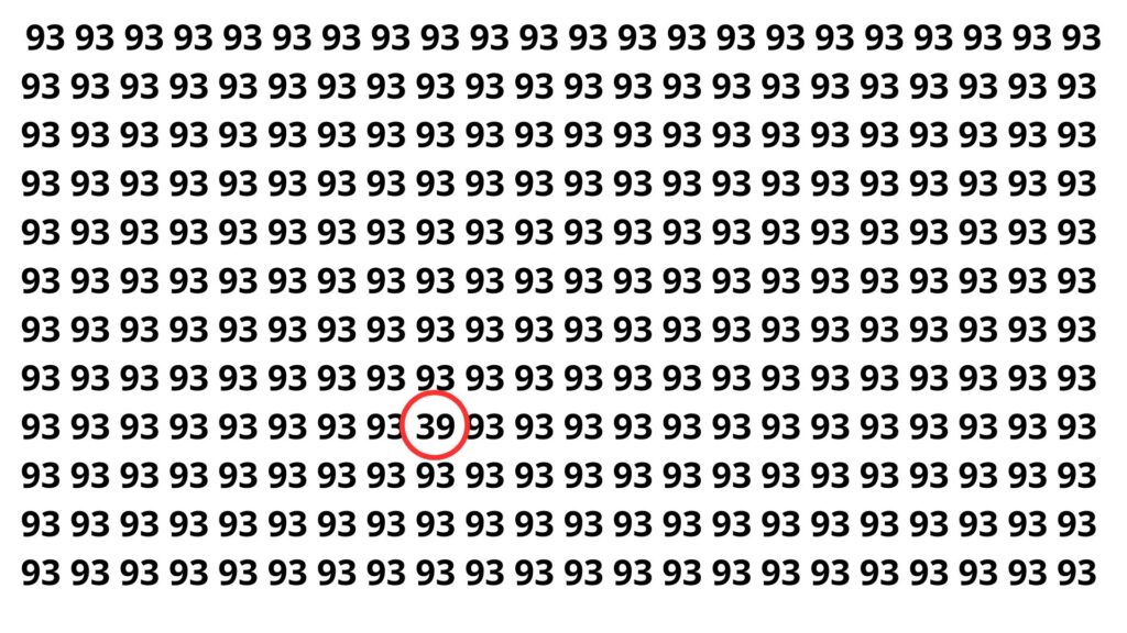 Apenas 10% dos brasileiros encontram o número oculto em somente 5 segundos