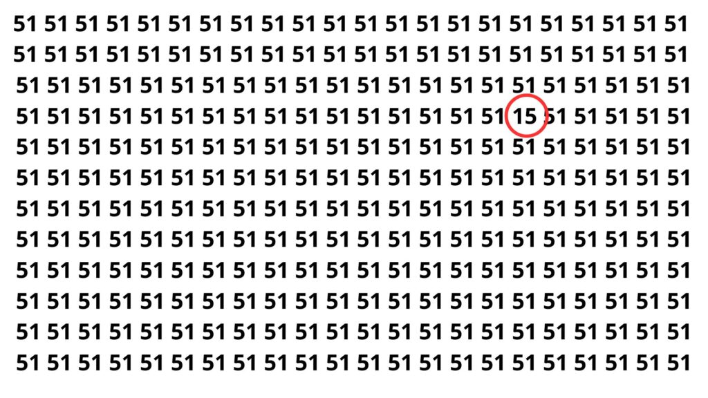 Poucos conseguem identificar o número escondido neste desafio em apenas 7 segundos