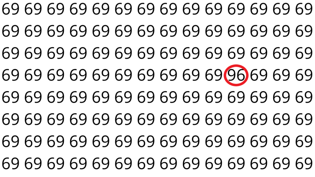 Encontre o número escondido na ilusão de ótica em 12 segundos