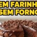 Sem farinha, sem forno: bolo de chocolate com 4 ingredientes