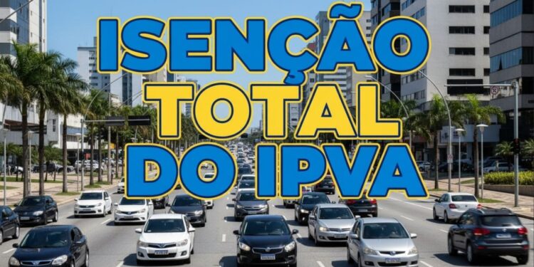 Isenção do IPVA é confirmada a milhares de motoristas em 2026
