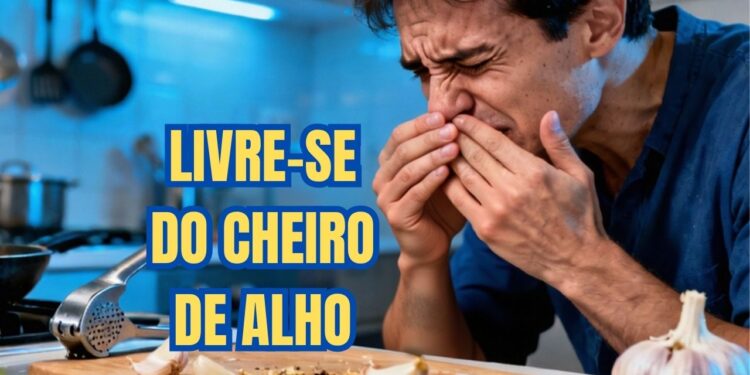 Dica prática para tirar cheiro de alho das mãos em segundos